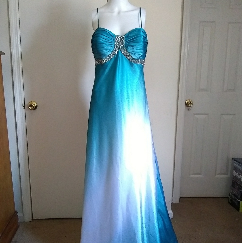 Beautiful Blue Ombre Dress